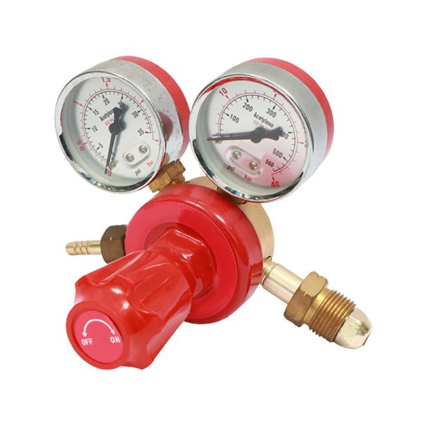 Durable Copper Oxygen Acetylene Propane Pressure Reducer Gauge Industrial Gas Regulator for Welding Cutting - Изображение 4