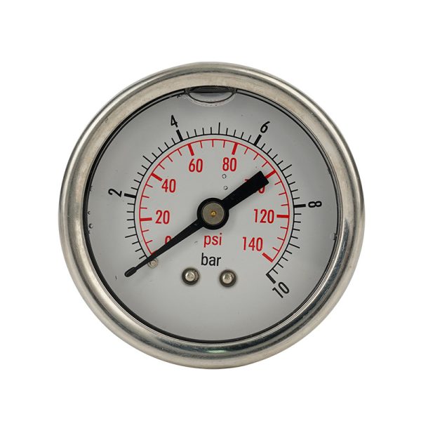 YN60Z Stainless Steel Pressure Gauge (0-140 PSI, 0-10 Bar, DN60) for Water Pipe, Pump, and Hydraulic Systems - รูปภาพ 5