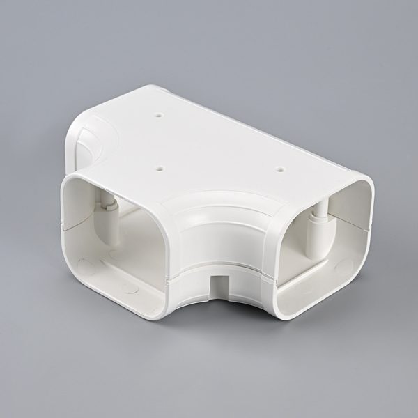 Durable PVC Air Conditioning Pipe Duct Decorative Cover Kit for Mini Split Systems, Flexible Hose & Fittings, White, "Thick Material" Series - Изображение 4