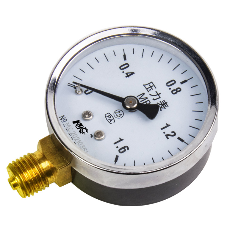 Mengchuan Instrument Y60 Pressure Gauge 0-1.6MPa, 2.5 Accuracy for Water, Air, Oil, Hydraulic Systems - Image 4