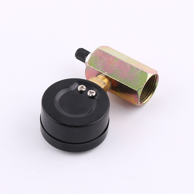 NINE CONTINENTS 2.0" Gas Pressure Gauge 0-15psi with Galvanized Valve Body YG3/4-11 for Pipe Systems - Image 4