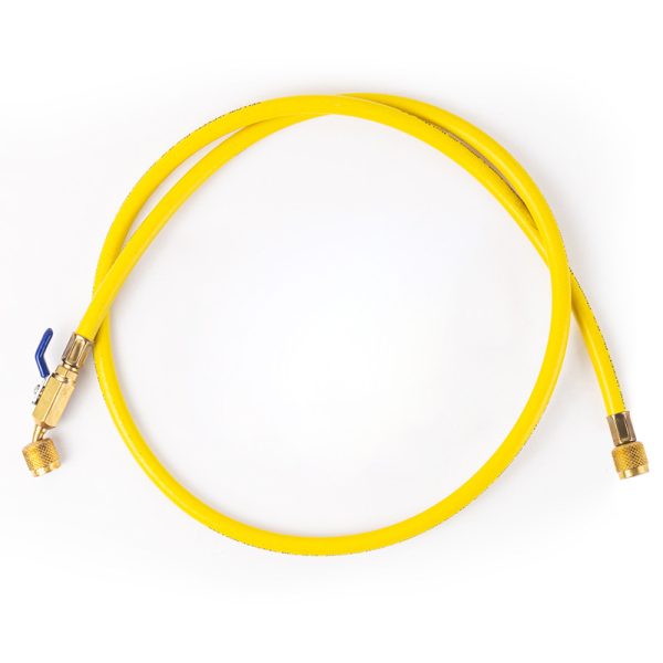 Automotive Refrigerant Charge Hose with Ball Valve for R410 R22 R134 R32 Refrigerants - Gambar 5
