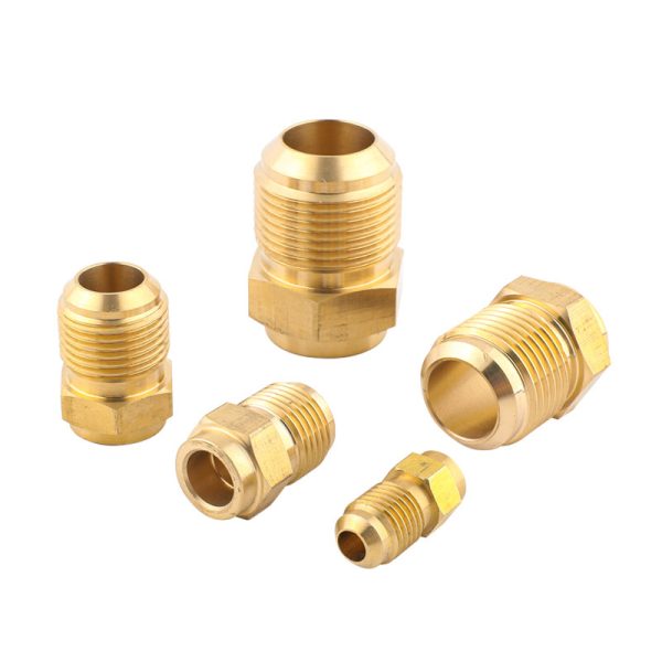 Brass Flared Tube Fittings (6.35mm to 19.05mm) for HVAC Line Extension without Welding - Imagem 5