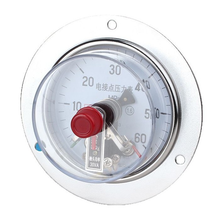 Electrical Contact Pressure Gauge YXC100ZT Axial Panel Mount (0-60 MPa, Accuracy 1.6) for Oil Water Gas - Image 5