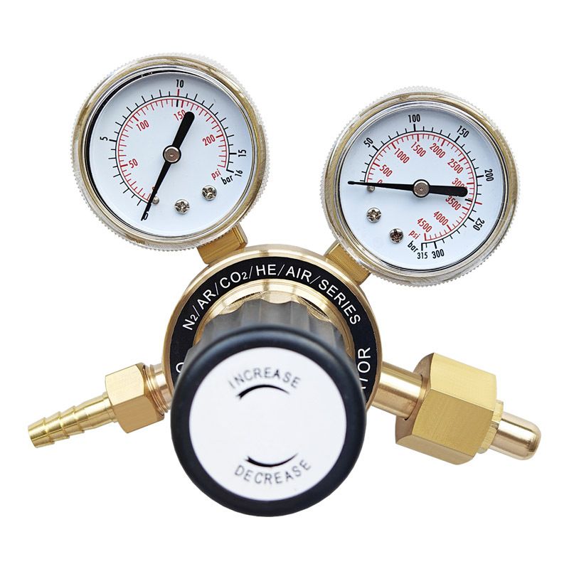 Mixed Gas Pressure Regulator for N2/AR/CO2/HE/AIR (0-4000 PSI) Compatible with High Purity Gas Cylinders - Image 5