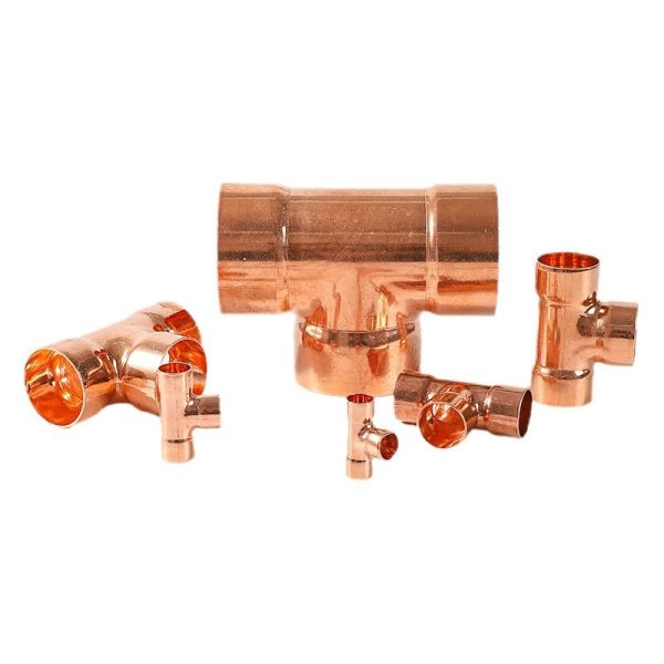 TP2 Pure Copper Equal Diameter Tee Connector Pipe Fitting for HVAC R410 Systems (OD 6mm-133mm, Thickened High Pressure Resistant) - Image 5