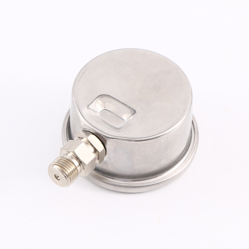 Y40L-A Pressure Gauge Durable Explosion-Proof 304 Stainless Steel Pressure Gauge Vacuum Pressure Gauge Water/Oil/Air Pressure Meter - Image 4