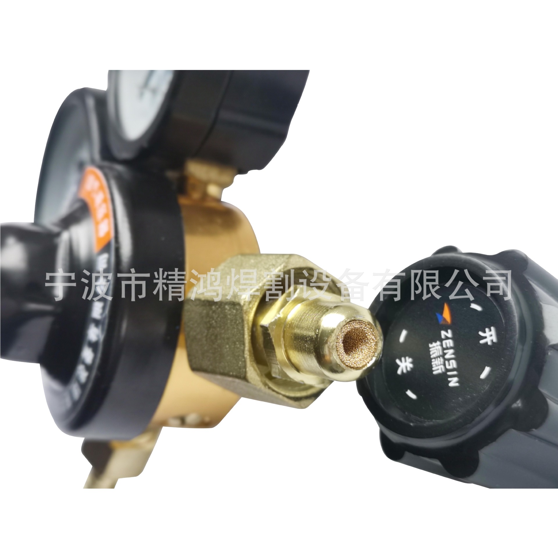 Oxygen Pressure Reducer YQY-07A with Dual Gauges 0-25 MPa for Gas Shielded Welding and Flat Bottom Valve Body - Image 5