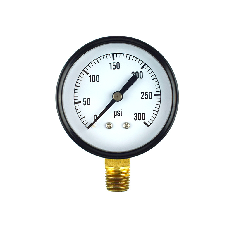 Radial Pressure Gauge 0-300 PSI (Psi/Bar scales) for Oil, Gas, Liquid, Water Pressure Systems - Image 5