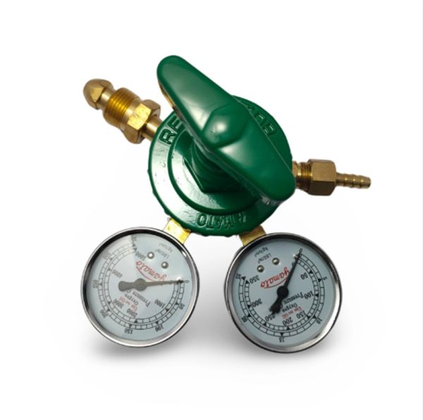 Nakata Type Oxygen Gas Pressure Regulator with Dual Gauges (0-25MPa, 0-4000psi) for Argon Tanks, Replaces WQ-001 - Image 5