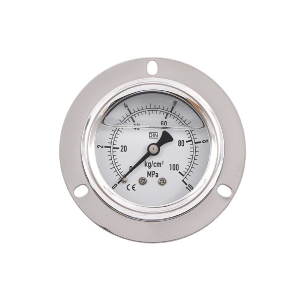 Y63L-BLD Stainless Steel Pressure Gauge (0-100 MPa, 2.5 Accuracy) for Water Hydraulic Oil Pressure - Imagem 5