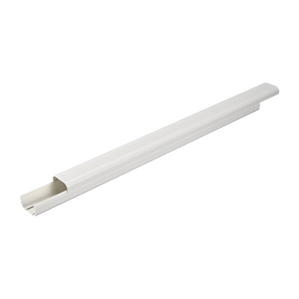 Durable PVC Straight Pipe HVAC Line Set Cover (WTG8065-A, WTG160120-A, WTG13085-A, WTG10075-A) for Outdoor AC Unit Protection, White - Изображение 5