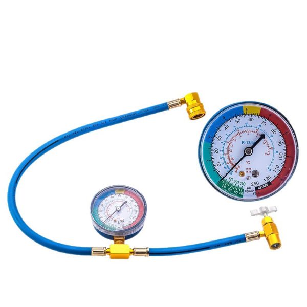 Automotive R134a HVAC Refrigerant Charging Hose Kit with Pressure Gauge (0-250psi) for R12 R22 R134a 404 502 Refrigerants - Изображение 5