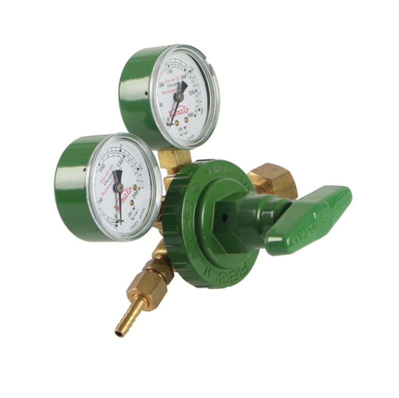 YAMATO Oxygen Regulator Pressure Reducer with Dual Gauges (0-200 PSI, 0-3000 PSI) for G5/8-inch Inlet - Image 5