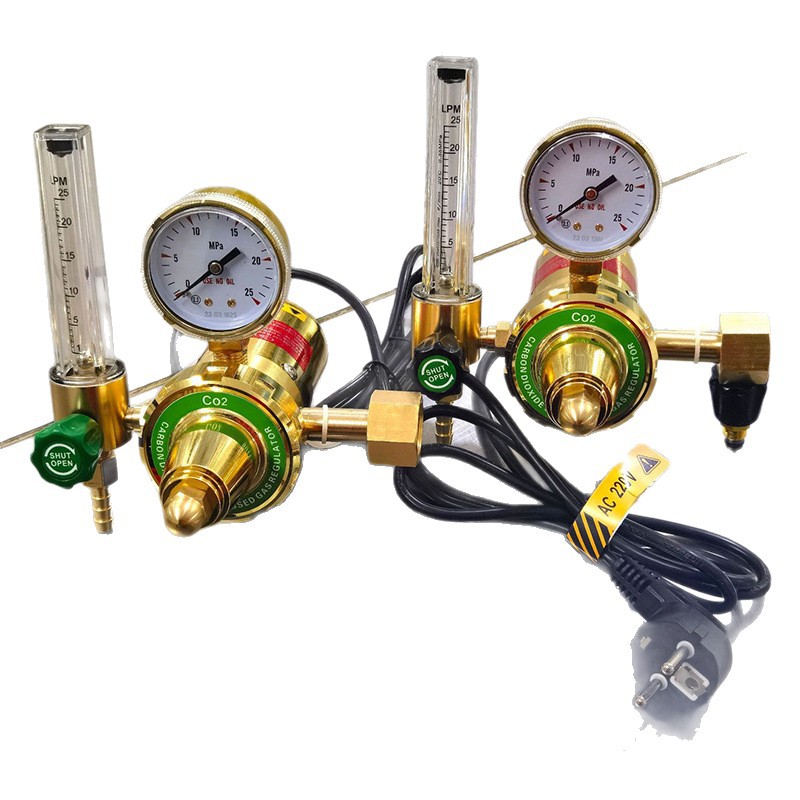 Heated CO2 Gas Regulator WX59 with Flow Meter for MIG/TIG Welding, 0-25 LPM, 0-25 MPa - Image 5