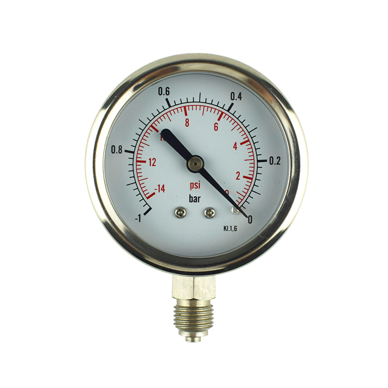 Radial Vacuum Pressure Gauge (Y63, -0.1-60 Measuring Range, 1.0/1.6/2.5 Accuracy) for Oil, Gas, Liquid, Water Pressure Systems - Image 5