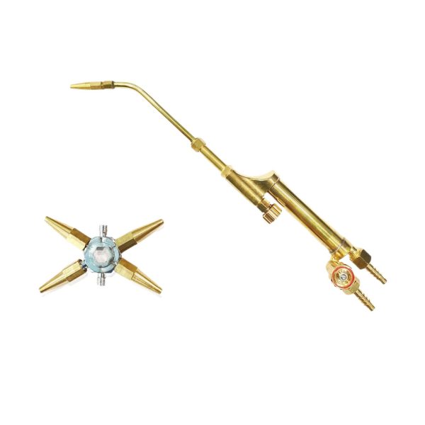 Full Copper Japanese Style Suction Welding Torch Gun - Professional Hardware Welding Tool for Metal Works - Gambar 5