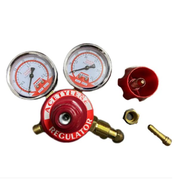 Adjustable Oxygen Pressure Regulator with Dual Gauges (0-3500 PSI) for Welding & Cutting Systems, Replaces LEGO WQ-001 Regulators - รูปภาพ 4