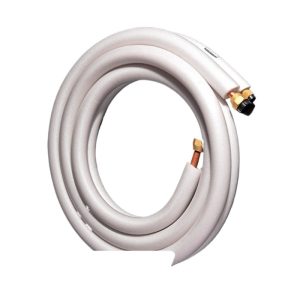 Universal Pure Copper Refrigerant Line Set (6mm/10mm OD) with Insulation for 1HP AC Unit
