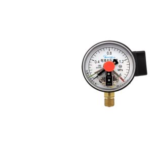 Electrical Contact Pressure Gauge YXC-100 (0-1.6MPa, 1.6 Accuracy Class, 100mm Dial) for Water Pressure Systems Replaces Breidys YXC100