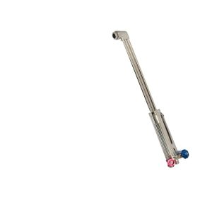 Yongheng British Type 250 Acetylene Oxygen Propane Cutting Torch for Steel Plate, Long Version with Anti-Flashback Feature