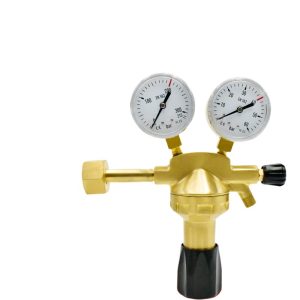 CO2-01B Industrial Pressure Reducer for CO2 Gas (Italian style) with EN 562 Gauges