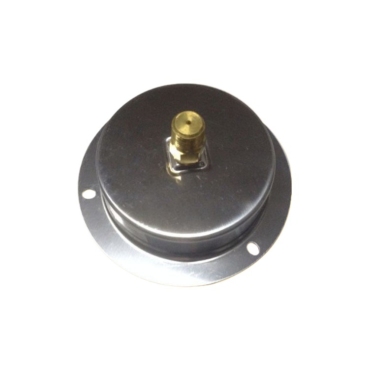 Stainless Steel Pressure Gauge Axial Mount Vacuum Meter Y100ZT (-30inHg/-760mmHg) for Industrial Vacuum Systems - Image 2