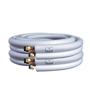 Insulated Copper HVAC Line Set (6.35*0.6+9.52*0.6) for Wall-Mounted Air Conditioners 3 Meter Length