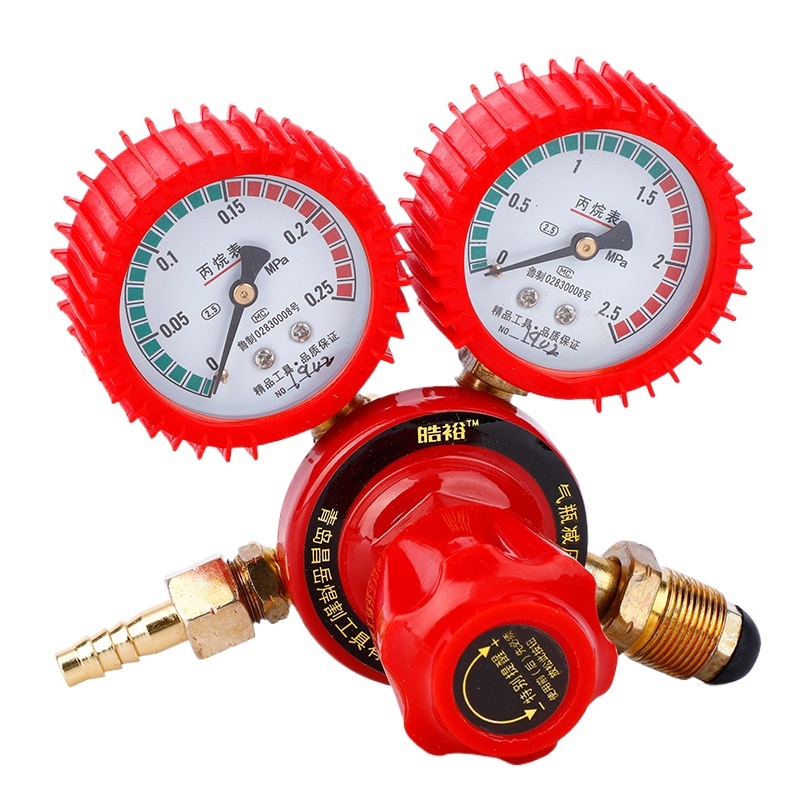 Shockproof Propane Pressure Reducer Regulator (0-0.25 MPa Primary, 0-2.5 MPa Secondary) for Propane Gas Tanks, Replaces YQW-02 Type Regulators - Image 3