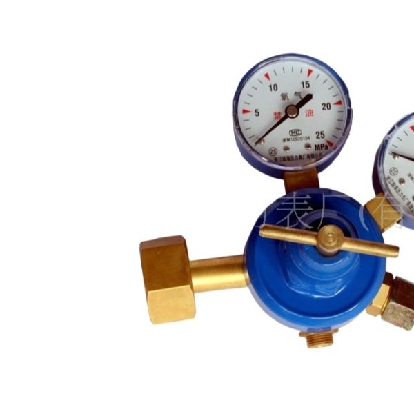 Oxygen Pressure Reducer Regulator (0-2.5 MPa / 0-25 MPa) for Welding Cutting HVAC, Replaces OR-04 - Imej 2