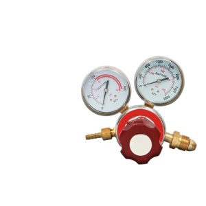 Durable Brass Acetylene Oxygen Pressure Regulator for Industrial Gas Welding & Cutting - YONGHENG HM-OX-01