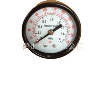 Axial Pressure Gauge (Y50Z, 0-1.6MPa/psi, 50mm, Metal Case) for HVAC Systems, Replaces Standard Axial Gauges