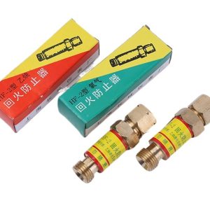 Changcheng HF-2 Acetylene Oxygen Flashback Arrestor All Copper Low Pressure Welding Safety Valve for Gas Hoses (100 Pcs/Pack)