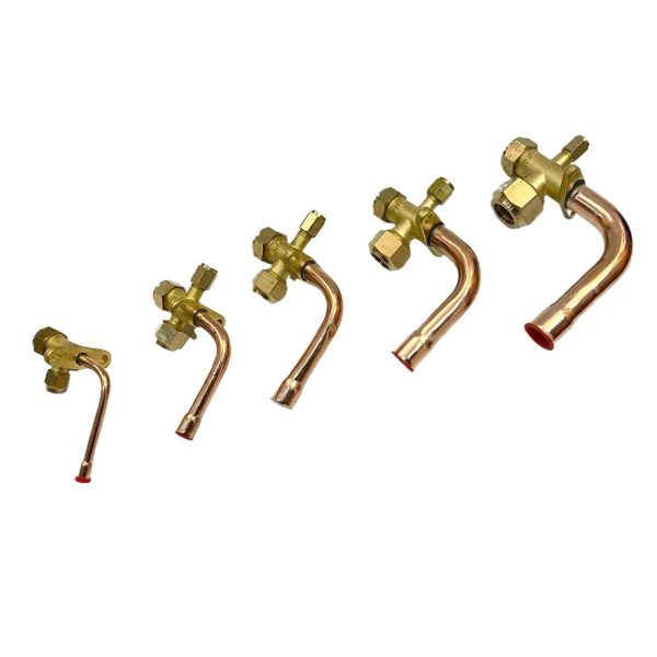 HVAC Air Conditioner Outdoor Unit High Low Pressure Stop Valve (58-2 Brass Material) for 1P/2P/3P/5P AC Units