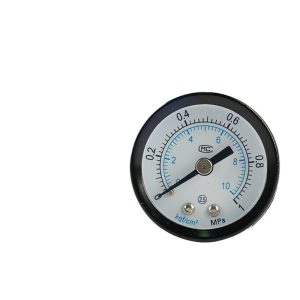 Pneumatic Air Pressure Gauge (0-1 MPa, 40mm Dial, Axial Connection) for Air Compressors & Regulaters, Replaces Y40, Y50 Models