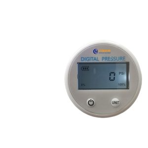 Custom Digital Pressure Gauge with Backlight LCD, Waterproof Y45 Precision Pressure Meter 0-200PSI for HVAC Systems