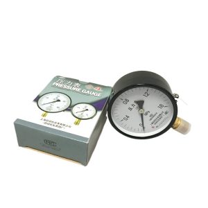 Shanghai Automation Instrument Four Plant Pressure Gauge Y-100/150 0-1.6MPa for HVAC Systems