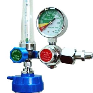 KF Oxygen Inhaler with Flow Meter and Pressure Gauge 1-15LPM 14700kPa for Medical Systems