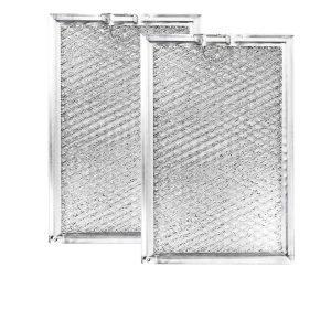 Microwave Grease Filter Compatible GE WB06X10309, WB06X10654, WB06X10359-5, 193x129x3mm Replacement