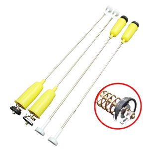 Universal Washing Machine Damper Rods (4-Pack) - Adjustable Shock Absorber Suspension Rods for Automatic Washers