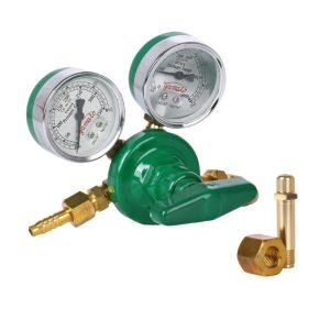 YAMATO Oxygen Acetylene Regulator with Dual Pressure Gauges (3500 PSI / 350 Bar) for Welding & Cutting Systems Replaces WQ-001