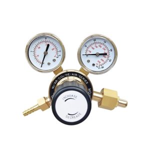 Mixed Gas Pressure Regulator for N2/AR/CO2/HE/AIR (0-4000 PSI) Compatible with High Purity Gas Cylinders