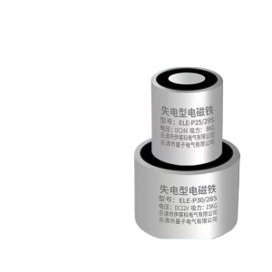 ELECALL Power-off Electromagnet DC12V/24V Solenoid Magnetic Chuck for Industrial Automation Traction
