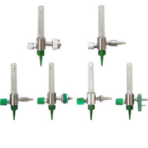 Medical Oxygen Flowmeter Wall-Mounted Oxygen Regulator Valve with 0-25 MPa Measurement Range and 1-10 L/min Flow Rate
