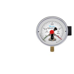 Analog Electric Contact Pressure Gauge Breidys YXC150 1.6 Accuracy Class for Water Pumps HVAC Systems