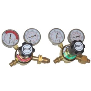 Harris Model 801 Acetylene & Oxygen Gas Pressure Regulator Gauges for Welding & Cutting Systems Replaces Harris 925DS-20