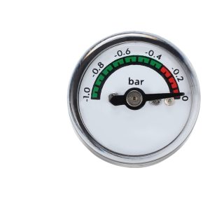 Mini Y25 Vacuum Pressure Gauge (-1 to 0 Bar) Axial Connection -2.5 Accuracy for HVAC Systems