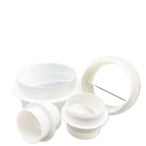 Pipeline ABS Check Valve (75mm, 100mm, 150mm, 200mm) for HVAC Ventilation Systems