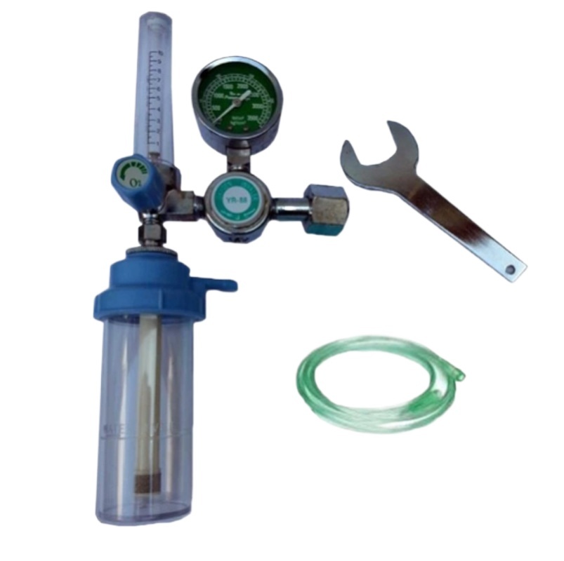 Oxygen Cylinder Float Type Oxygen Inhaler with Pressure Gauge 0-25Mpa for Medical Oxygen Supply - Image 4