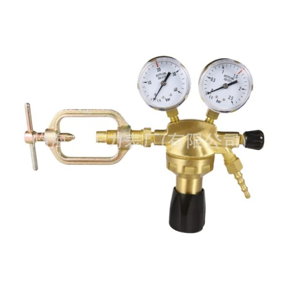 Yongjian AC-11 Acetylene Pressure Reducer Regulator Brass with Dual Gauges
